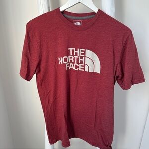 The North Face Men’s Core Half Dome Short-Sleeve T-Shirt Red Classic Fit Size S